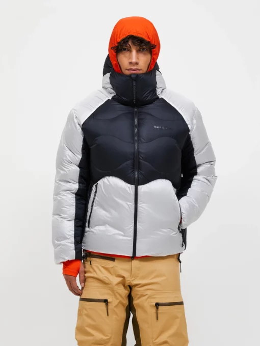 Peak Performance Helium Diamond Fuse Down Jacket Men Black /Antarctica