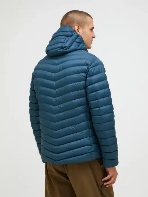 Peak Performance Frost Down Hood Jacket Men Mountain Lake