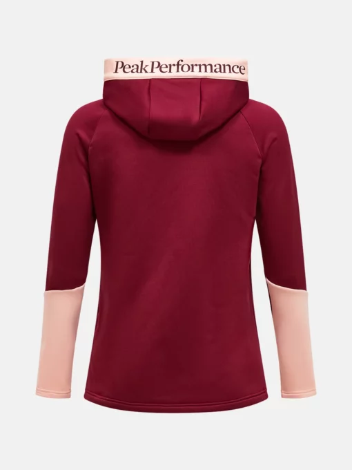 Peak Performance Rider Essentials Zip Hood Women Vertical Zenith/Peach Fuzz