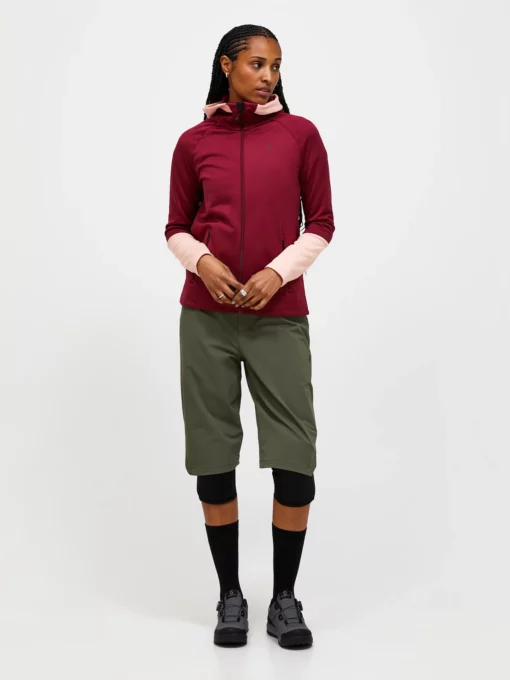 Peak Performance Rider Essentials Zip Hood Women Vertical Zenith/Peach Fuzz