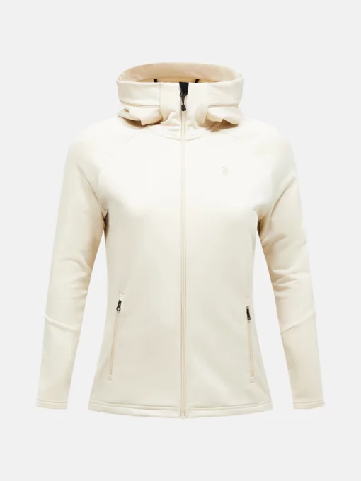 Peak Performance Rider Essentials Zip Hood Women Sand Fog