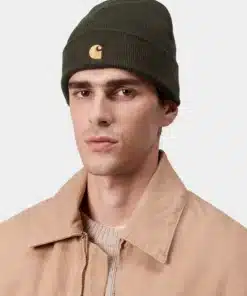Carhartt WIP Chase Beanie Olive/Gold