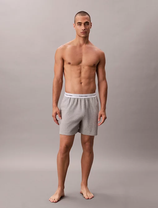 Calvin Klein Cotton Jersey Pyjama Shorts Grey Heather