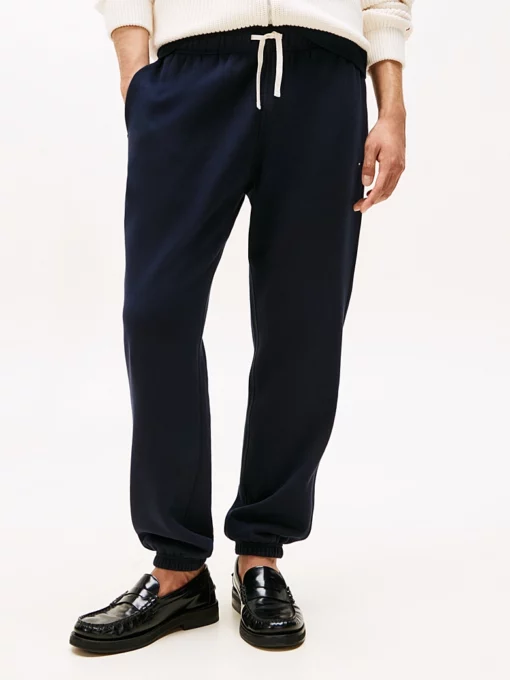 Tommy Hilfiger Fleece Cuffed Leg Joggers Navy Blue