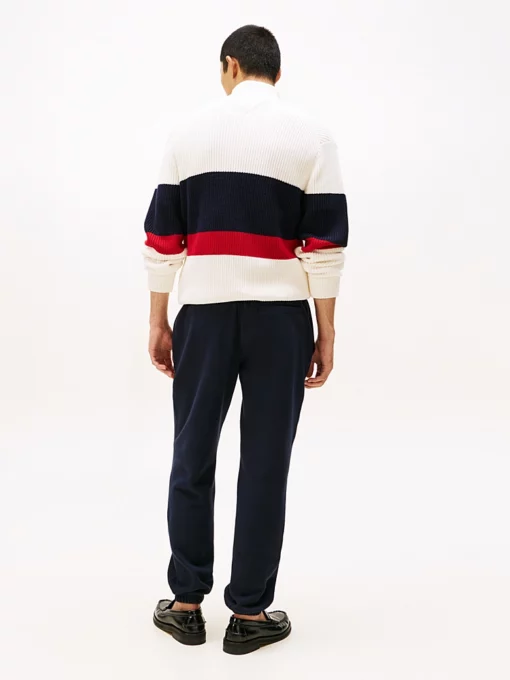Tommy Hilfiger Fleece Cuffed Leg Joggers Navy Blue