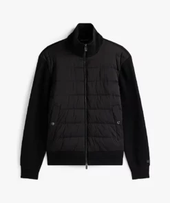 Tommy Hilfiger Smart Casual Mixed Texture Zip-Thru Jacket Black