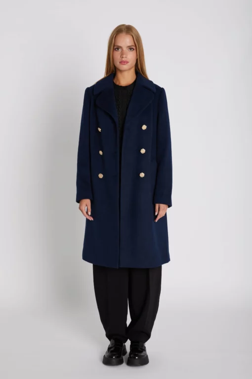 Rue de Femme Corinne coat Midnight