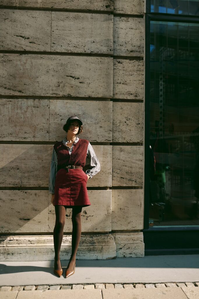 Part Two LingsPW Skirt Tawny Port
