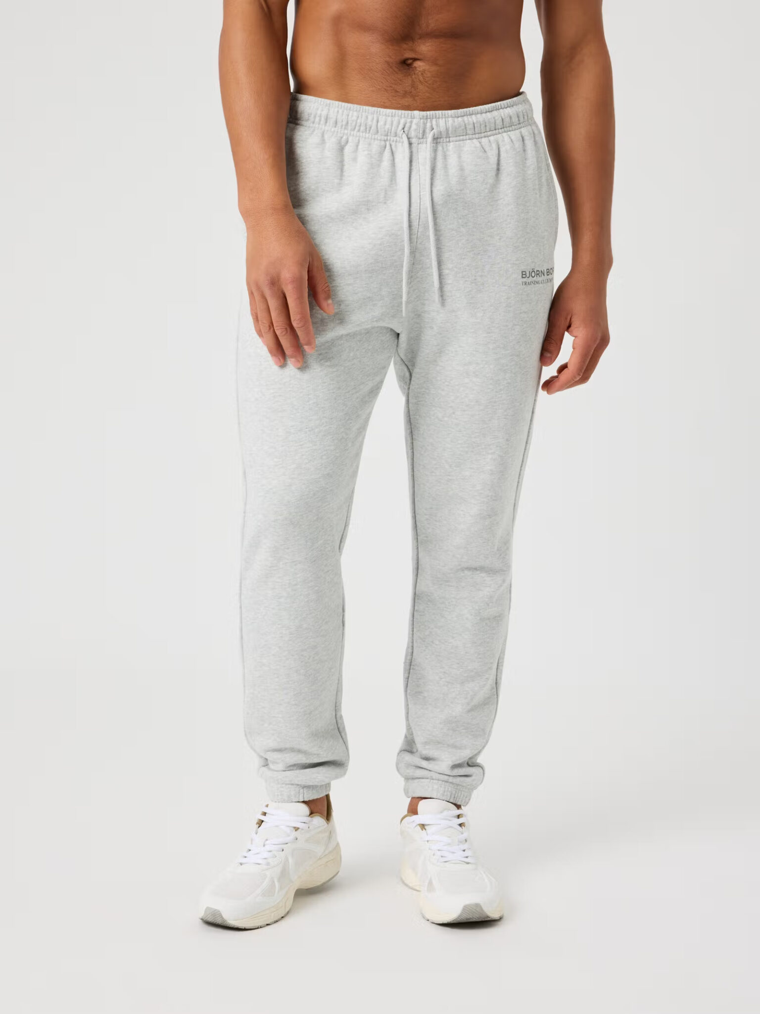Björn Borg Borg Classic Print Sweatpants Ultra Light Grey Melange Björn Borg Borg Classic Print Sweatpants Ultra Light Grey Melange