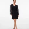 Vmalva V-Neck Dress Black