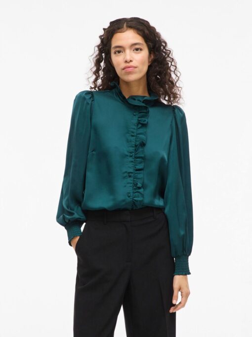 Vilutto Frill Shirt Ponderosa Pine