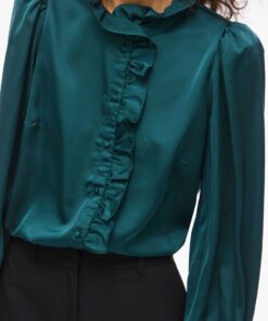 Vilutto Frill Shirt Ponderosa Pine