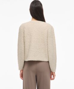 Vipaza Zipper Knit Cardigan Birch