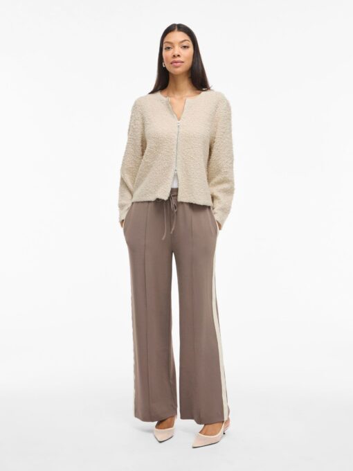 Vipaza Zipper Knit Cardigan Birch