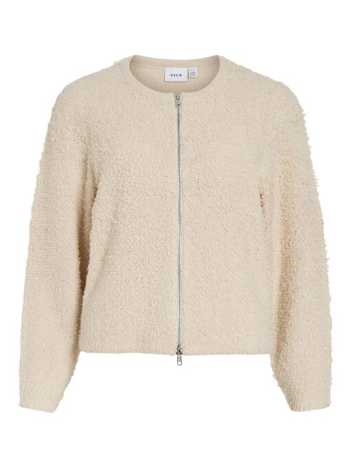 Vipaza Zipper Knit Cardigan Birch