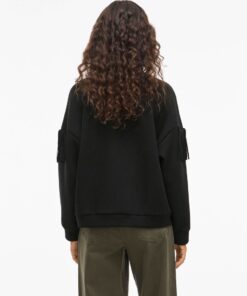 Vireflect Fringe Sweatshirt Balck Beauty