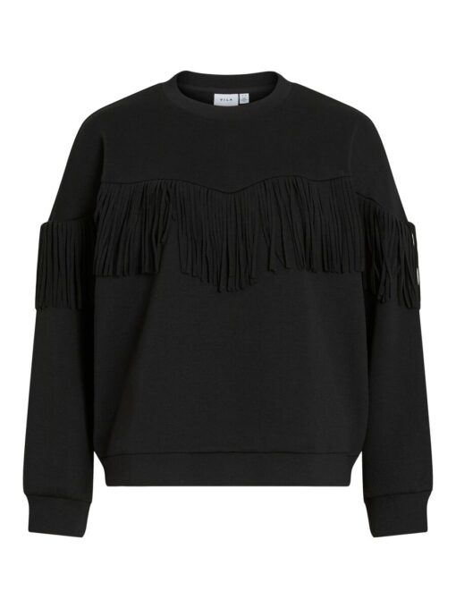 Vireflect Fringe Sweatshirt Balck Beauty