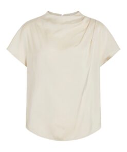 Vielmina Funnel Neck Top Birch
