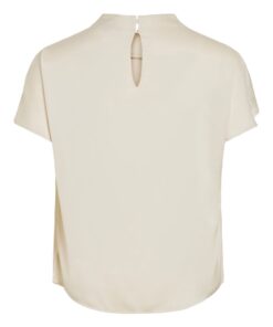 Vielmina Funnel Neck Top Birch