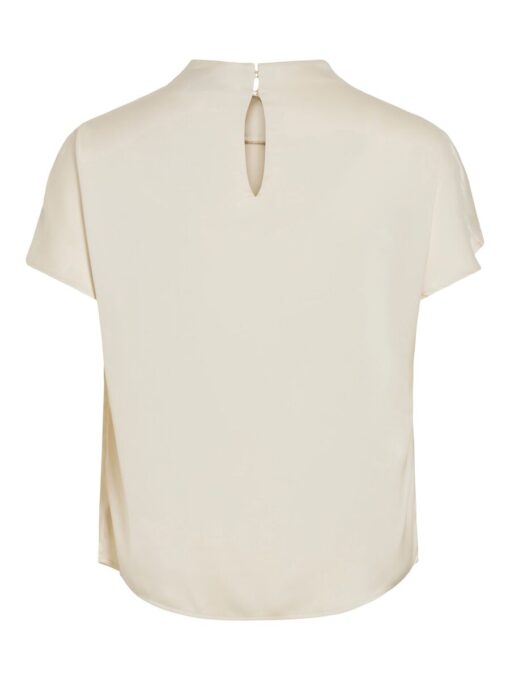 Vielmina Funnel Neck Top Birch
