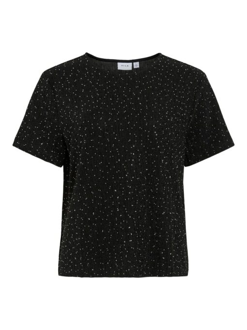 Visilna Glitter Top Black Beauty