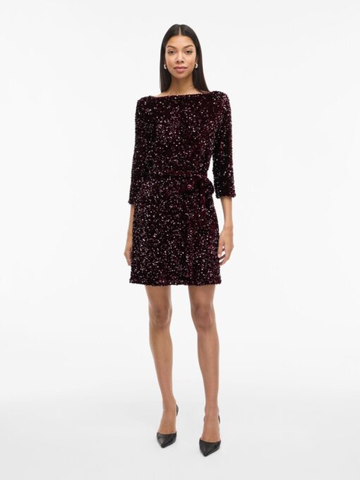 Vifaith Sequin Dress Fig
