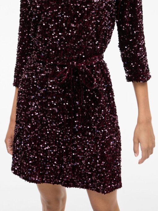 Vifaith Sequin Dress Fig