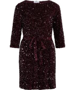 Vifaith Sequin Dress Fig