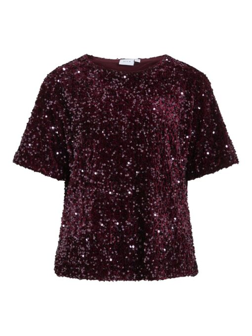 Vifaith Sequin Top Fig