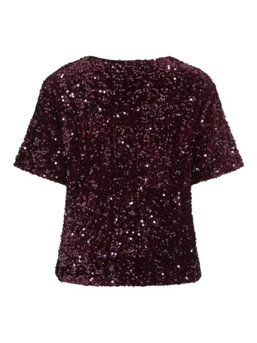 Vifaith Sequin Top Fig