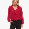 Viane Frill Top Jester Red