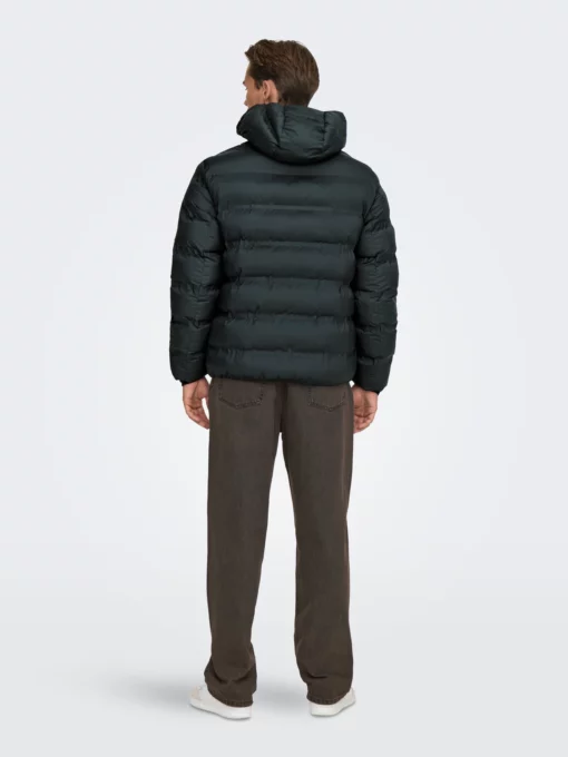 Onsunion Hood Puffer Jacket Black