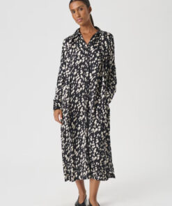 Part Two VarnaPW Dress Balck Dot Print