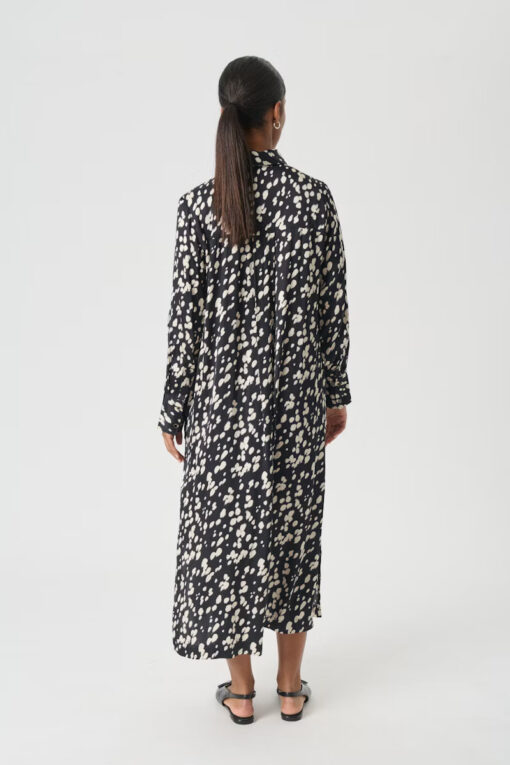 Part Two VarnaPW Dress Balck Dot Print