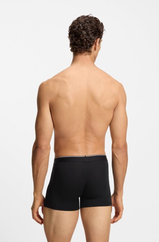 Boss 3-Pack Bamboo Boxers Black