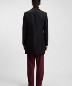 Hugo Migor 2541 Wool Coat Black