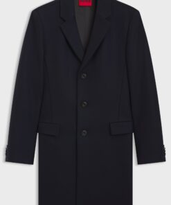 Hugo Migor 2541 Wool Coat Dark Blue