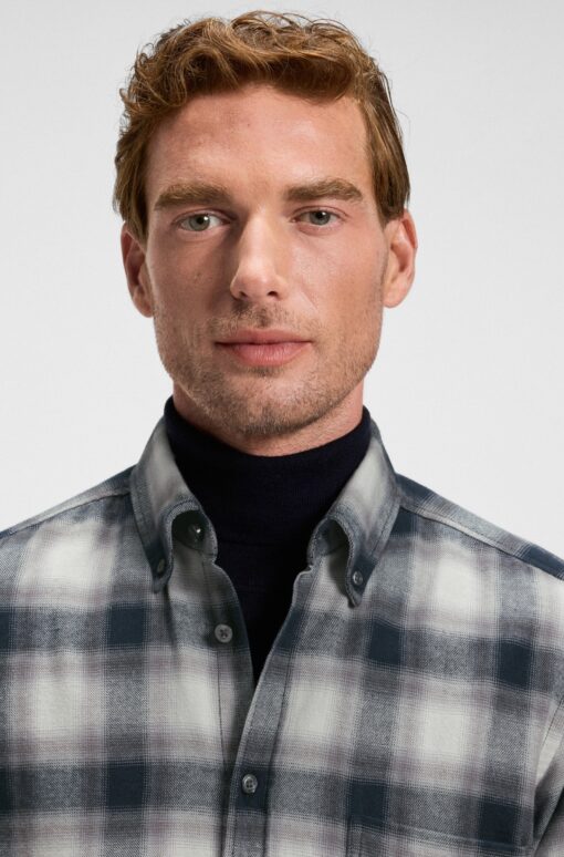 Boss Rickert Shirt Grey Patterned