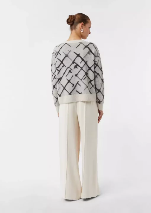 Comma, Knitted Pullover Beige