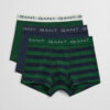 Gant Striped Trunk 3-Pack Forest Green