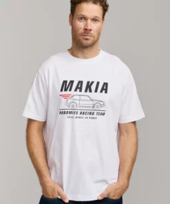 Makia Racing T-shirt White