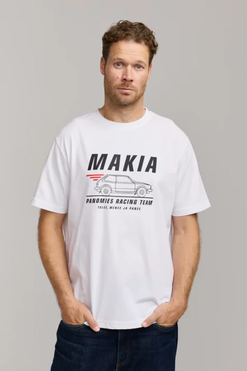 Makia Racing T-shirt White