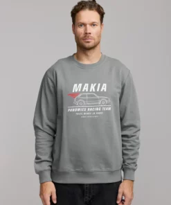 Makia Racing Sweatshirt Thyme
