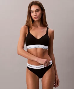 Calvin Klein Lift Bralette – Icon Cotton Modal Black