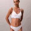 Calvin Klein Lightly Lined Bralette – Icon Cotton Modal White