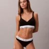 Calvin Klein Thong – Icon Cotton Modal Black
