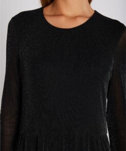 Rue de Femme Shimmer Tullia Dress Black