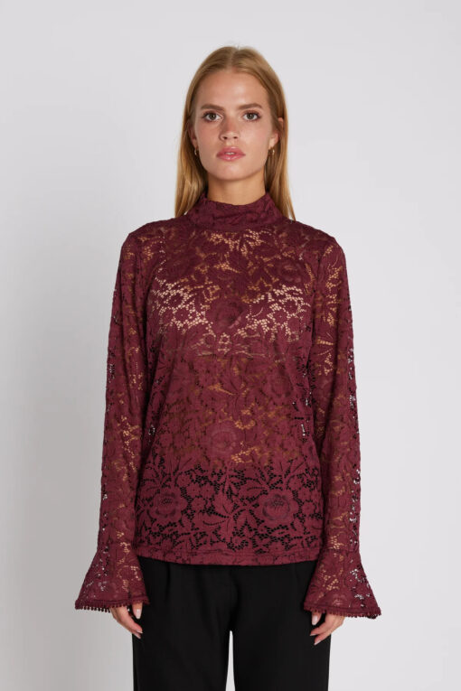 Rue de Femme Irelia blouse Wine