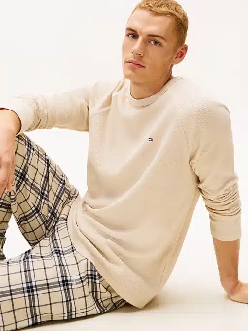 Tommy hilfiger Essential Waffle Knit Flannel Pyjama Gift Box