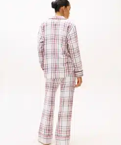 Tommy Hilfiger Essential Flannel Pyjamas And Slippers Gift Box